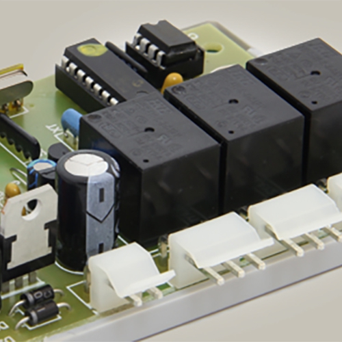 Three industrial relays